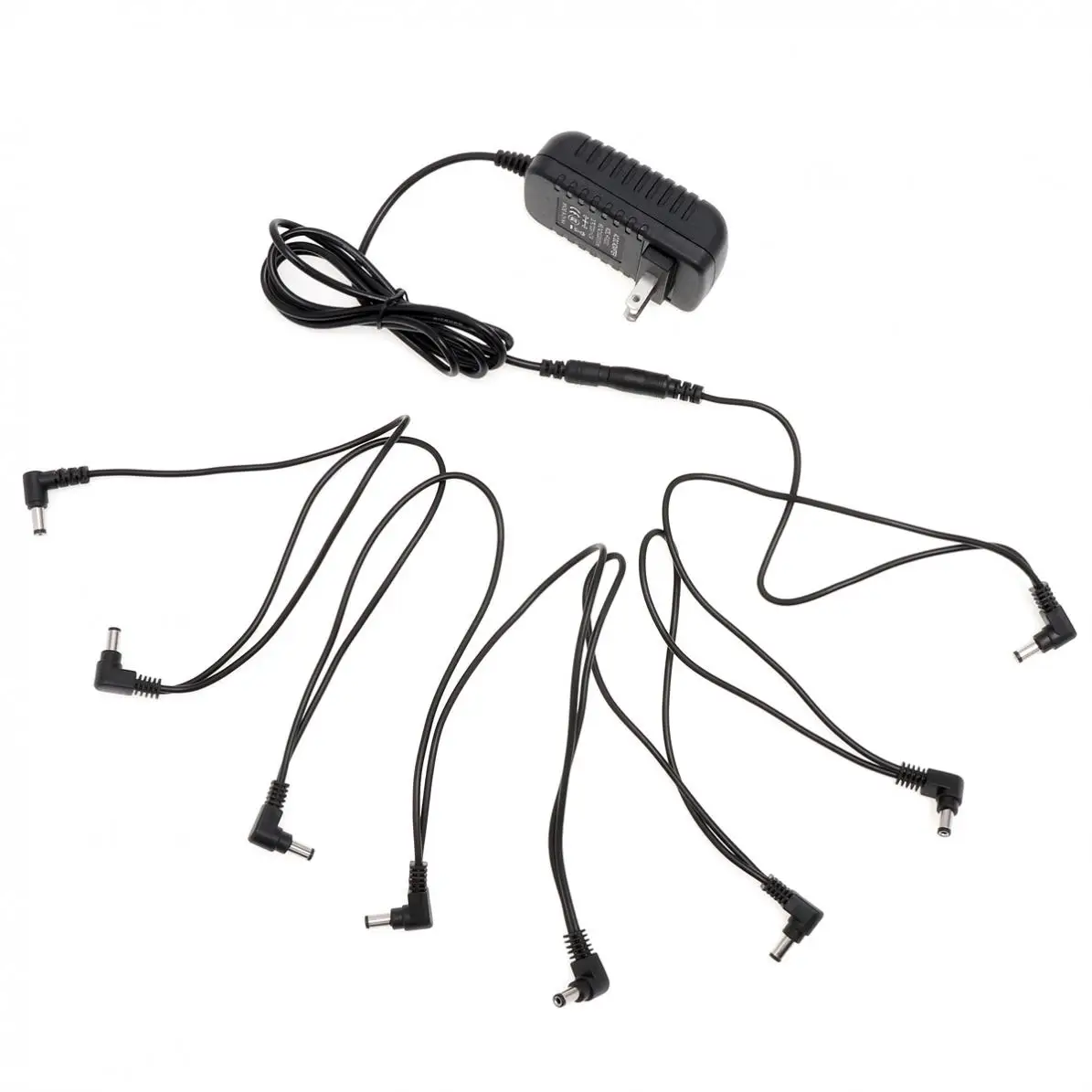 Гитарный кабель 8 канальная цепь питания изгиб разъем для гитары педаль эффектов