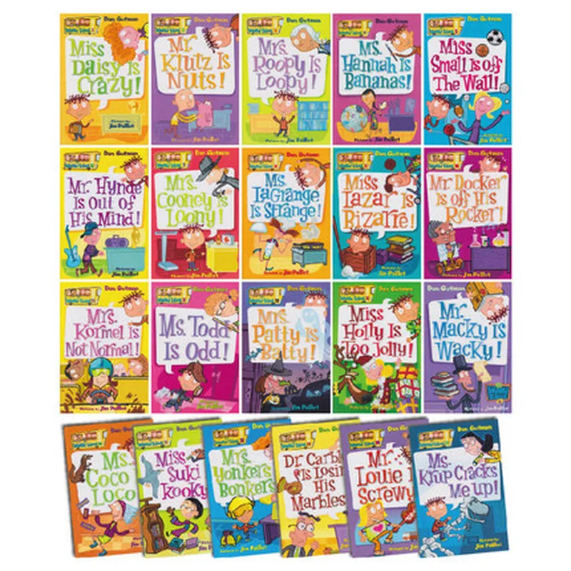 Miss Daisy Is Crazy School Book Literature развивающие игрушки Обучающие классная школа Монтессори