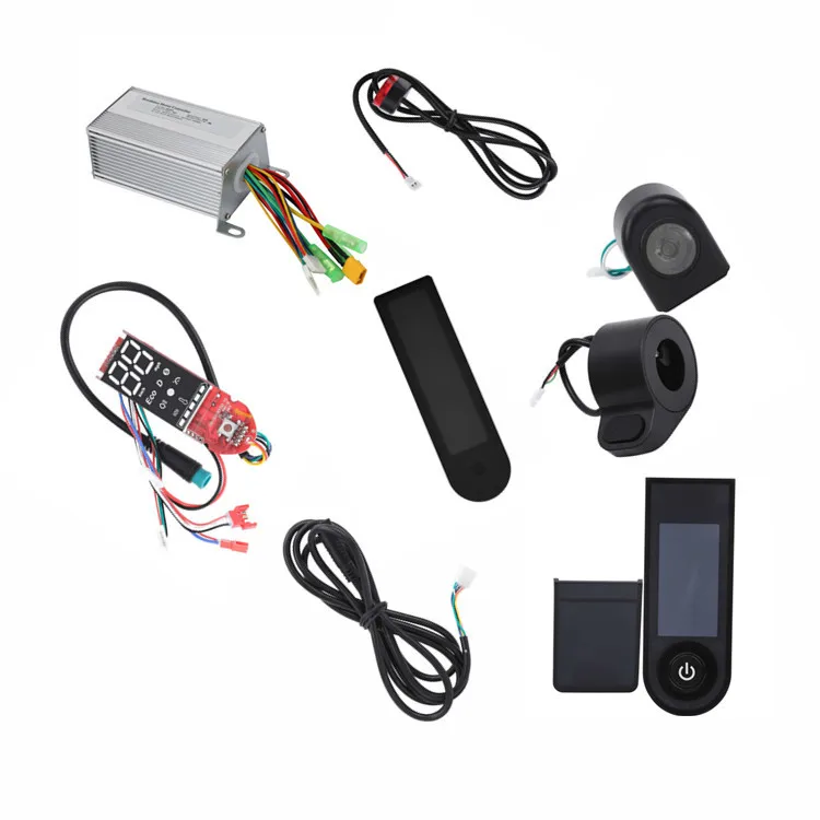 

Scooter Controller Kit Brushless Motor 36V 350W Digital Display Controller Dashboard Throttle Tailight For Xiaomi M365 Parts