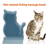 pet comb removable cat corner groomer fixed door stitching cat hair removal large anti itch massage brush scratching brush comb