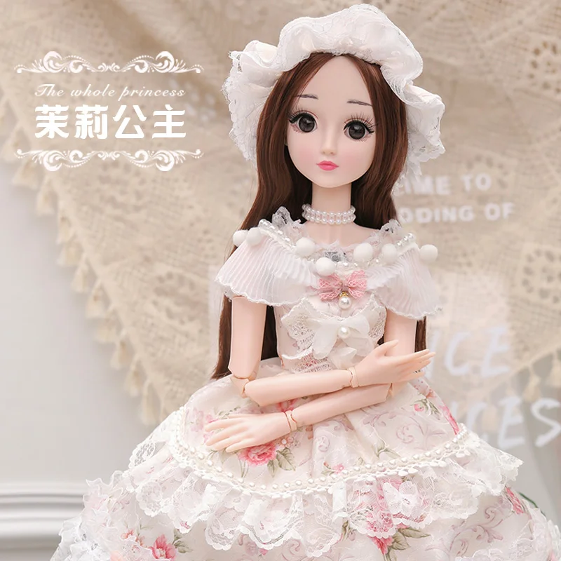 Кукла шарнирная 23 6 1/3 дюйма 20 шарниров с одеждой обувью париком волосами макияжем