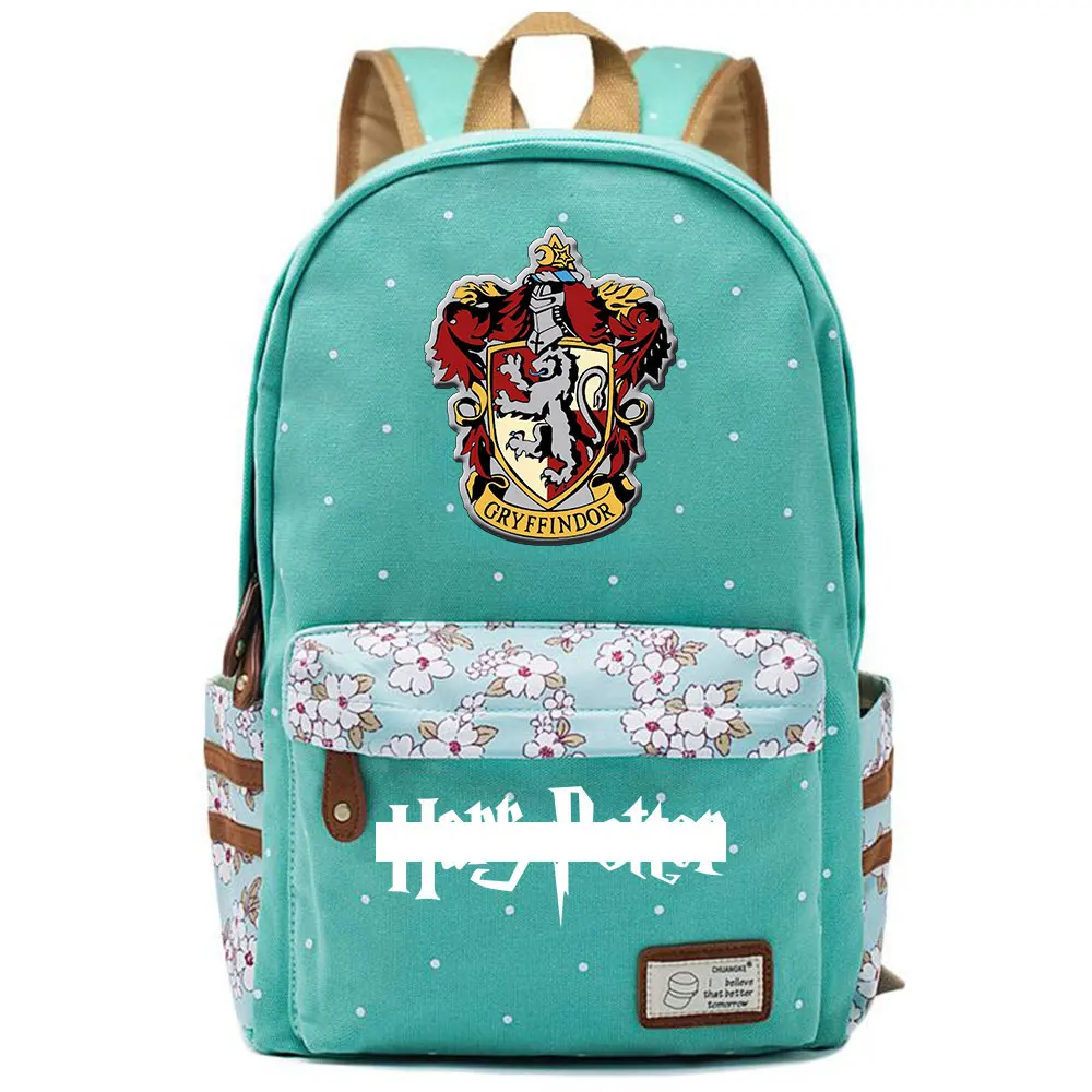 F0301 Горячая Волшебная школа Ravenclaw Орел детская школьная сумка для девочек Женская сумка рюкзак для подростков холщовый женский рюкзак - Цвет: F03-07