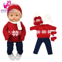 16 inch nenuco clothes sweater hat scarf 40cm ropa y su hermanita baby doll clothes winter snow set
