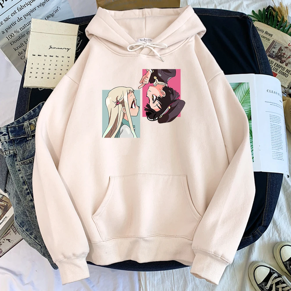 

Худи Jibaku Shounen Hanako kun Harajuku мужское с принтом, модные флисовые толстовки, повседневная одежда оверсайз, уличная свободная Мужская толстовка
