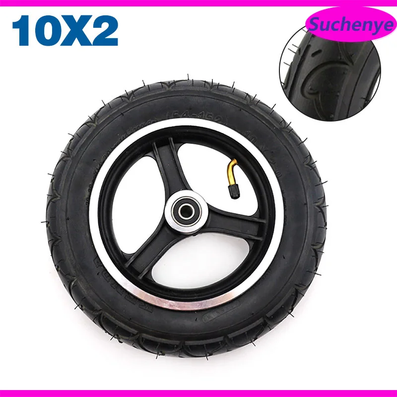 Neumático y llantas de 10 pulgadas y 10x2/54-152 para chico, Schwinn, triciclo, cochecito de bebé, scooter Eléctrico, carretilla de 10x2 ruedas