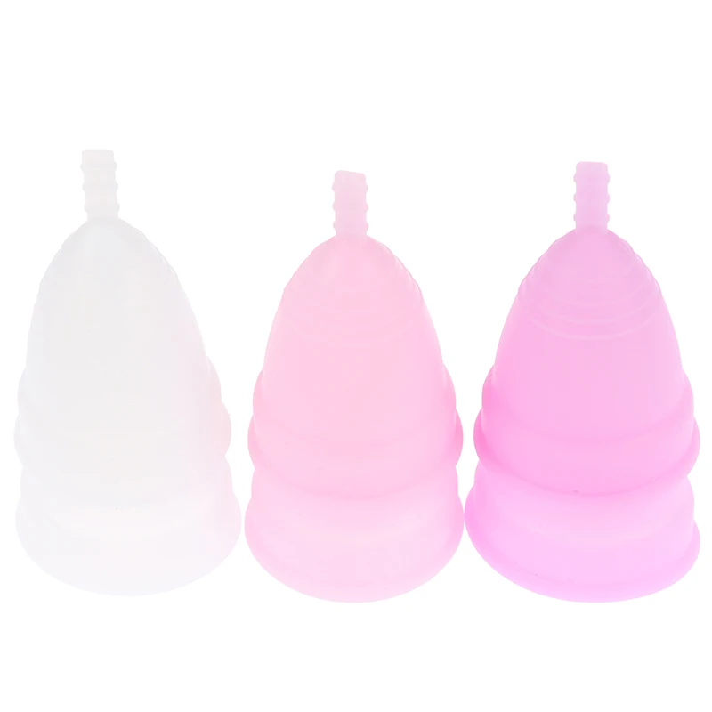 2PCS/Set Small Or Big Size Anner Cup Menstrual For Women Feminine Hygiene Product Medical Grade Silicone Vagina Use - купить по
