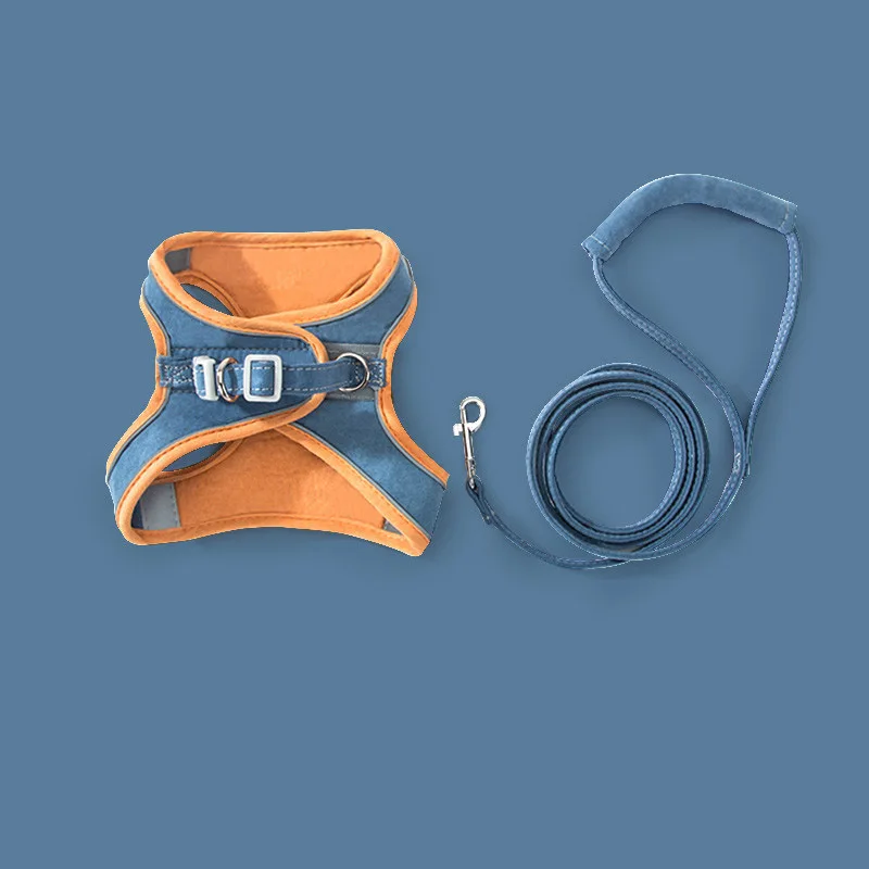 Комплект из жилета и ошейника с регулируемым поводком S-3XL | Дом сад