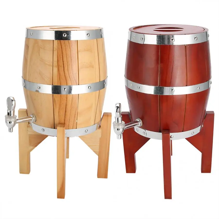 Подкладка из нержавеющей стали деревянный корпус дуба для домашнего бара бочка