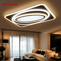 modern led ceiling lights for living room study room bedroom home ac85 265v lamparas de techo modern led ceiling lamp 50