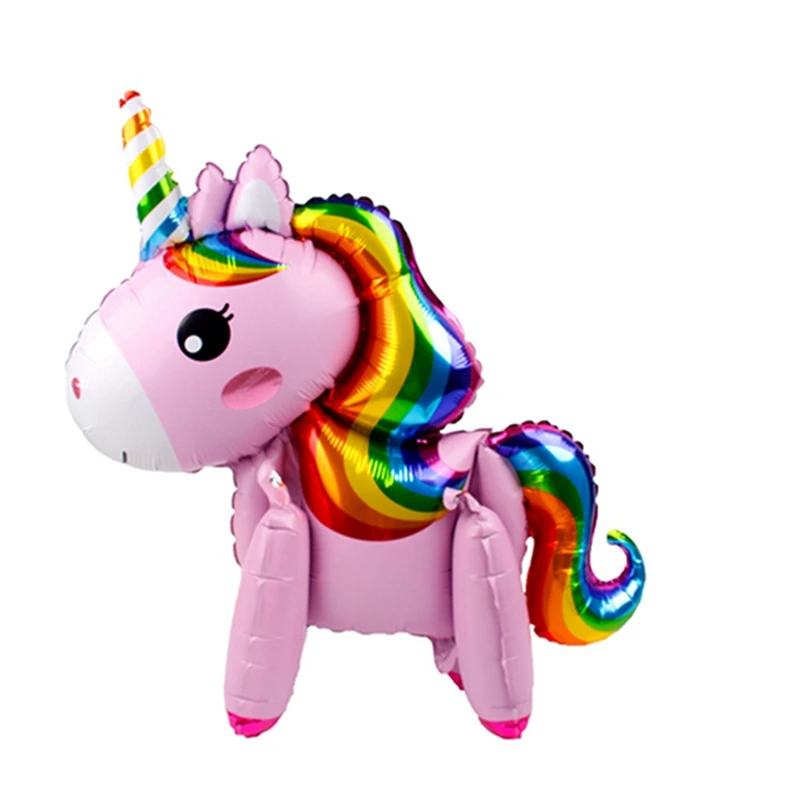 3D DIY Unicorn 3 Huiran «Мой маленький пони»; подарки на день рождения; вечерние принадлежности с единорогом; декор для вечеринки в честь Дня рождения; декор для мальчиков и девочек; единороги - Цвет: 3D DIY Unicorn 3