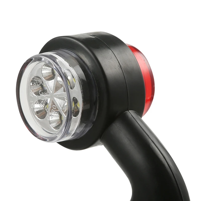 2PCS Side Marker Lights Universal 12-30V Tail Light 12LED Elbow Outline Rear Lamp for Trailer Truck Lorry | Автомобили и