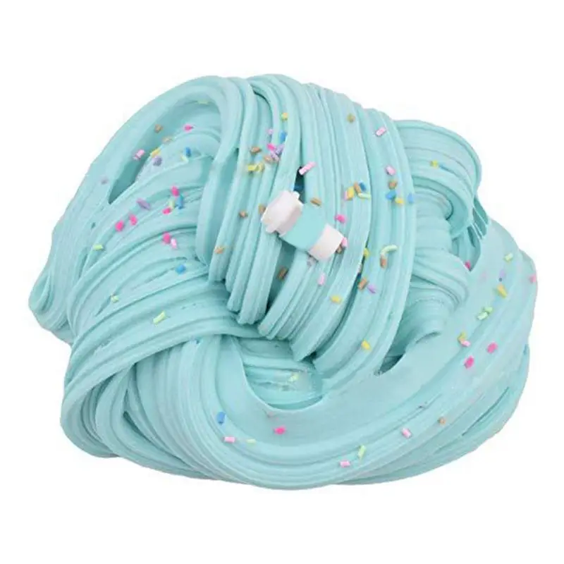 

4Pcs Candy Slime Latte Slime Strech Non-Sticky Slime to Stress Relief Toy Gift GXMB