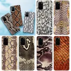 Мягкий чехол для телефона с текстурой под змеиную кожу питона для Samsung Galaxy Note 10, 20, S21 Ultra, S21, 5G S20 FE, S10 Lite, S10E, S9 Plus, S8 + чехол