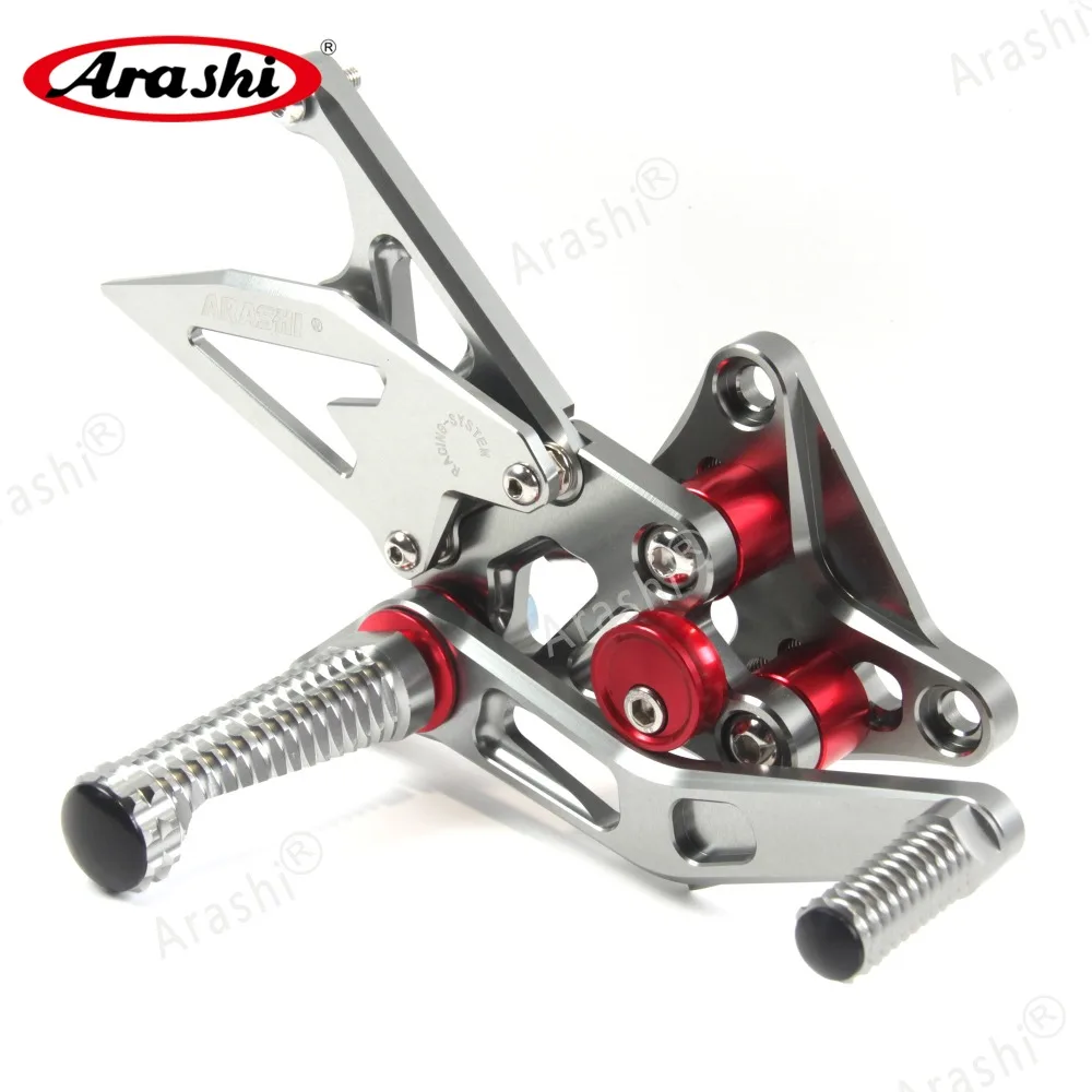 Arashi мотоциклетные подножки для SUZUKI HAYABUSA GSXR1300 2008- CNC Регулируемые подножки GSX-R GSXR 1300 GSX1300R 2012 2013