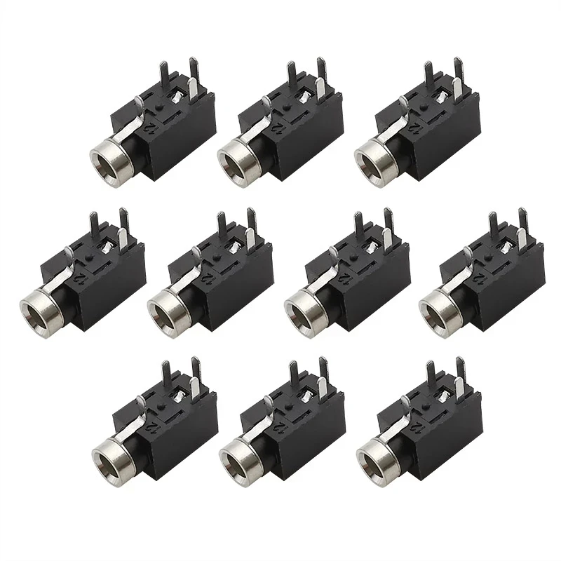 10 шт./лот PJ-210B 4-контактный разъем DIP 2 5 мм гнездовой аудиоразъем для наушников PJ210