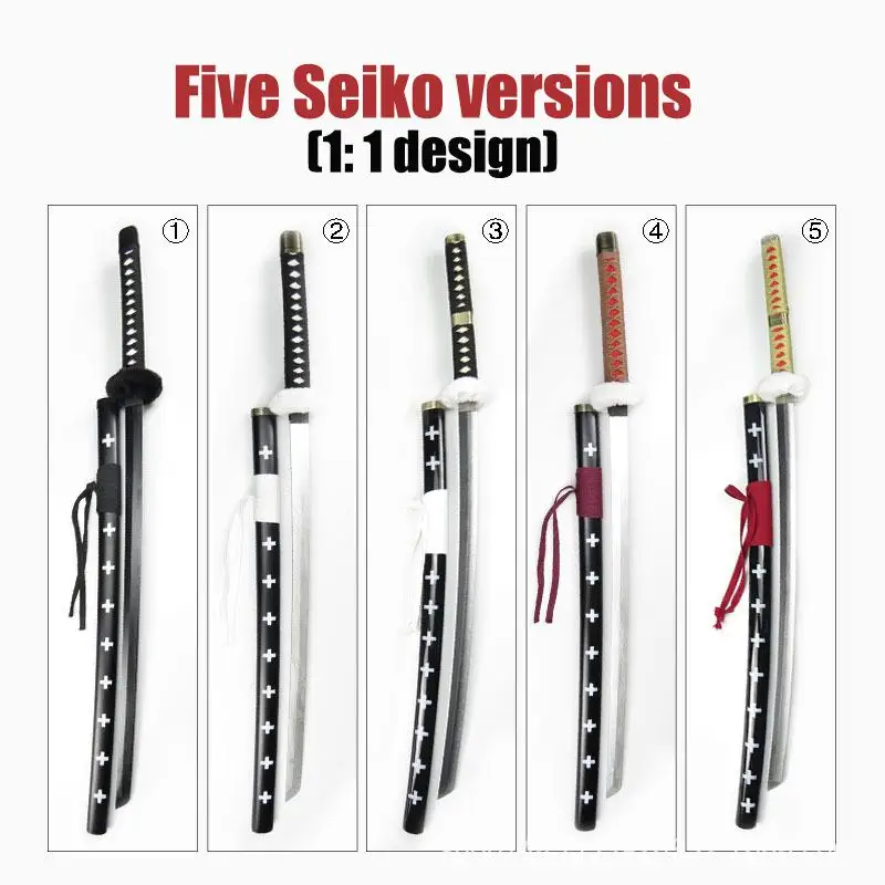 104 см Деревянный Меч Нож Оружие Трафальгар Ло Аниме Косплей ниндзя катана Самурай