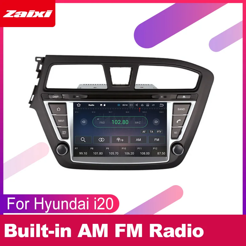 ZaiXi для Hyundai i20 Elite 2014 ~ 2019 LHD Автомобильный Android мультимедийная система 2 DIN Авто DVD