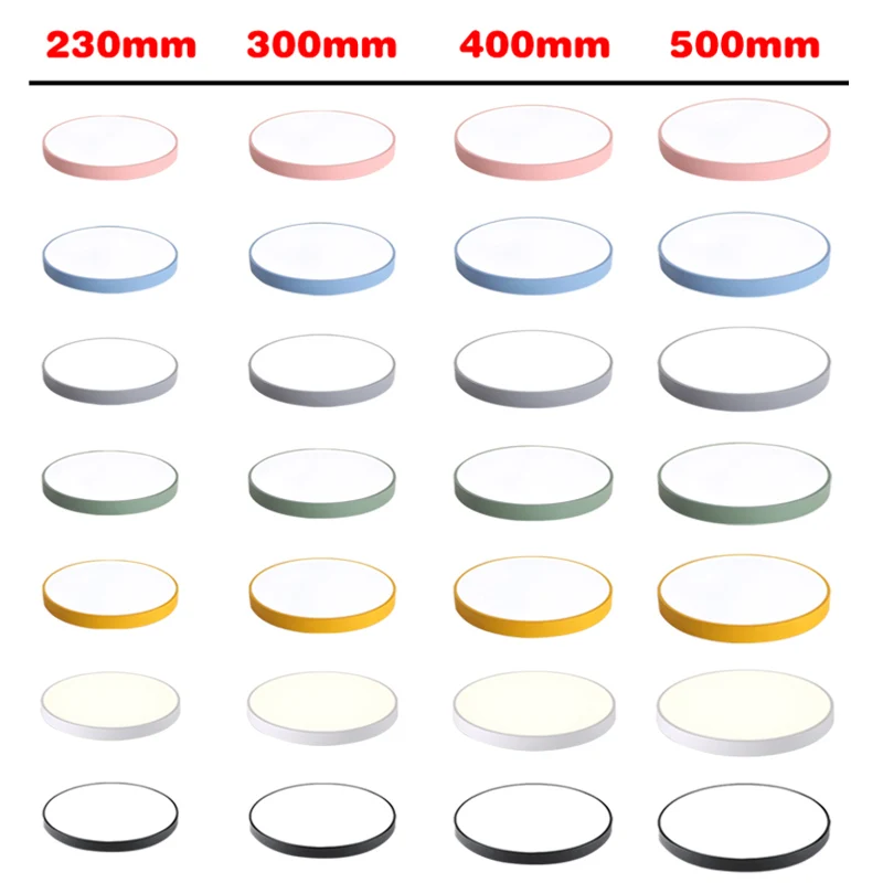 

New modern LED ceiling light ultra-thin living room lamp bedroom panel surface mount remote control