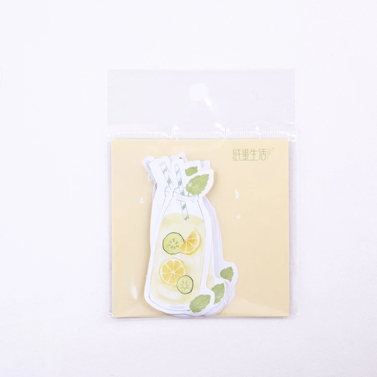 Mohamm Paper and Ink Life Note Paper TeaBreak Series Creative Fresh Message Memorandum 30PCS - Цвет: H
