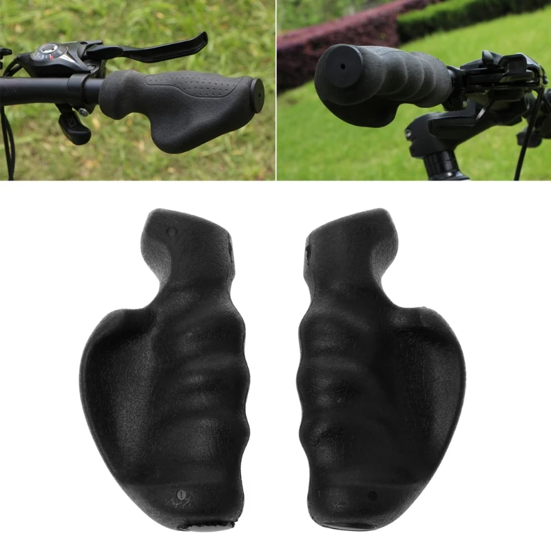 

1Pair Bike Bicycle Cycling Ergonomic Rubber Handlebar Bar Grips Anti-slip Handle