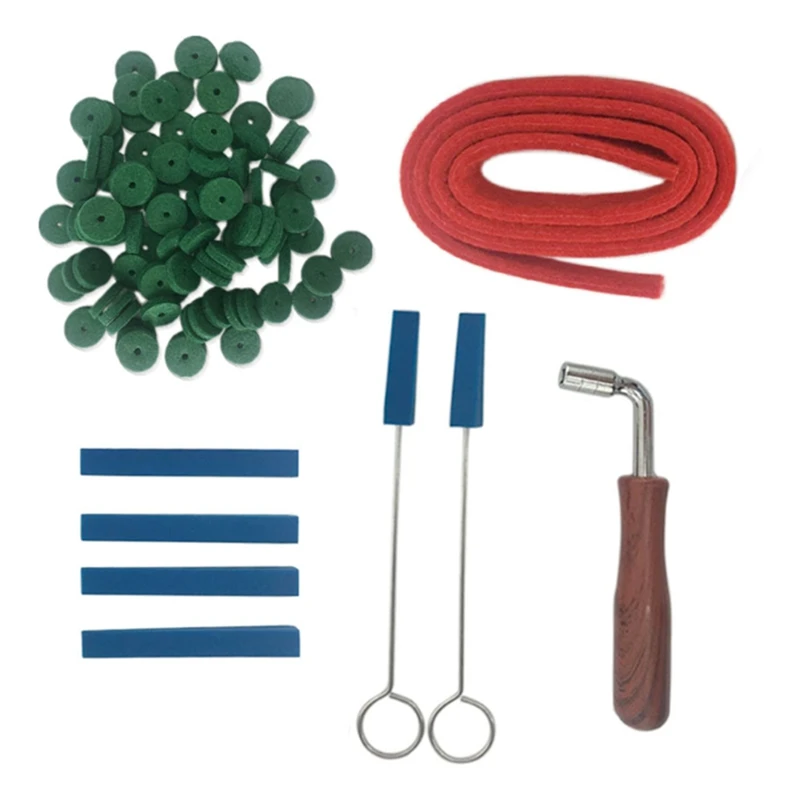 

Профессиональный Портативный рычаг жилеткой-обманкой пианино Тюнинг тюнер Mute набор инструментов и чехол пианино настройки Рычажные Инстр...