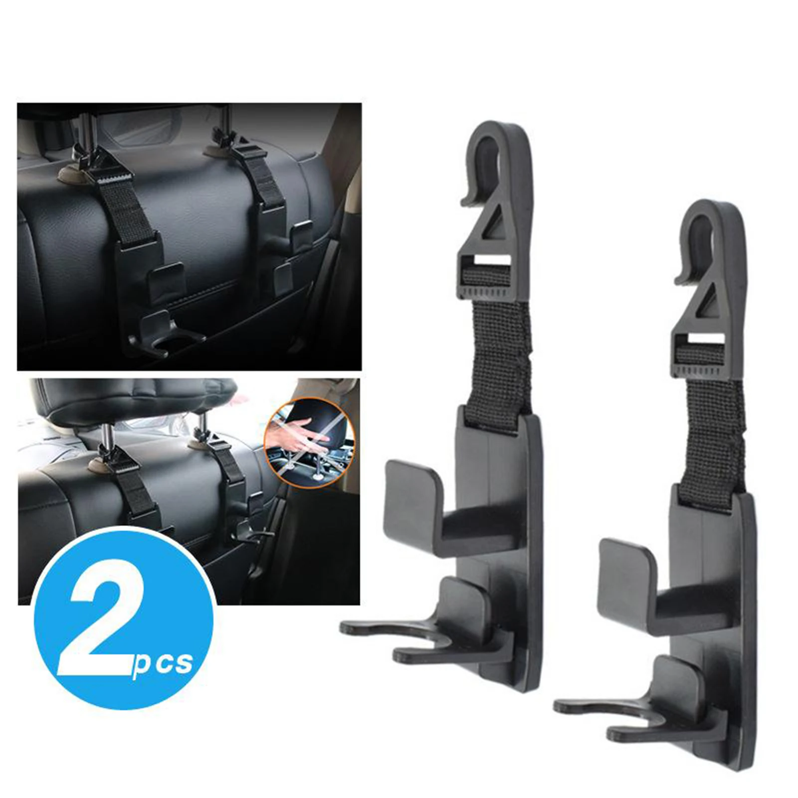 2 шт. держатель зажим на подголовник сиденья автомобиля|Клипсы и зажимы для авто| |