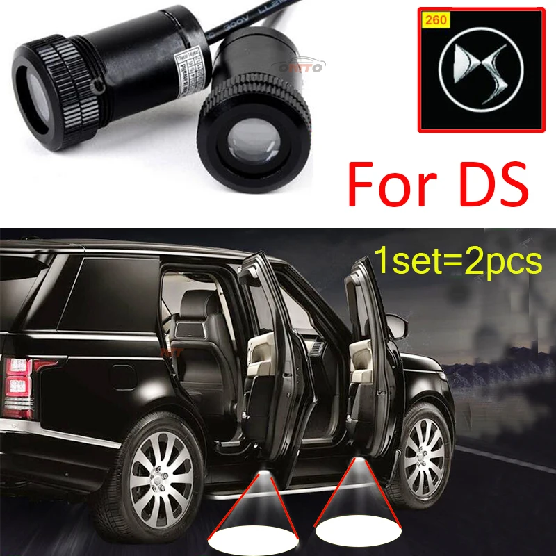 

Door Projector Welcome Lights Car Led Ghost Shadow Light Ds Logo 260 for Picasso C2/C3/C4C5/C6/C8/DS3/DS4/DS5/Nemo/C-Quatre