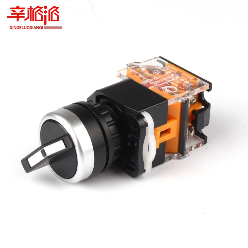 Монтажное отверстие 22 мм 2/3 позиционный короткий Селекторный переключатель