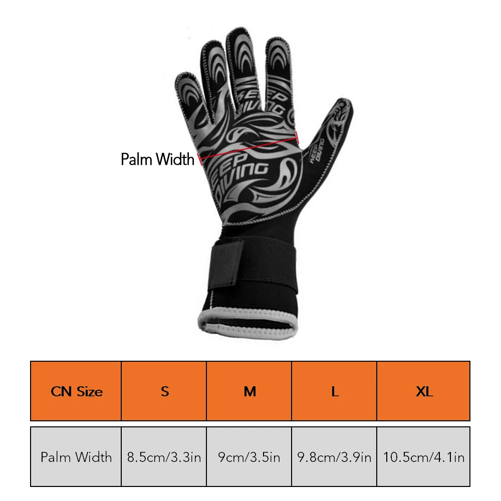 

3MM Neoprene Diving Gloves Women Men Snorkeling Gloves For Water Sports Swimming Surfing Kayaking Equipment