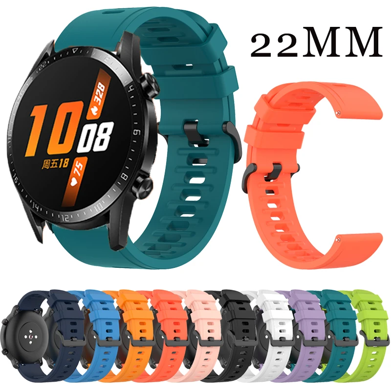 

Сменные ремешки для часов HUAWEI WATCH GT 2 46 мм/GT2e/Honor Magic, мягкий силиконовый ремешок для спортивного браслета GT2 pro 22 мм