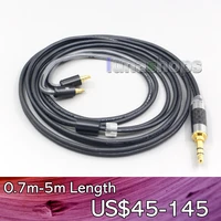 ln007089 2 5mm 4 4mm xlr 3 5mm black 99 pure pcocc earphone cable for sennheiser ie40 pro ie40pro