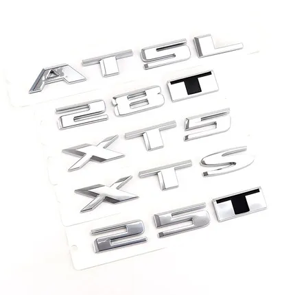 

Chrome Car Label Trunk Sticker For Cadillac XT6 XT5 CT6 CT5 CT4 ATS XTS 25T 28T 40T AWD Cadillac Rear Sticker Cadillac Sticker