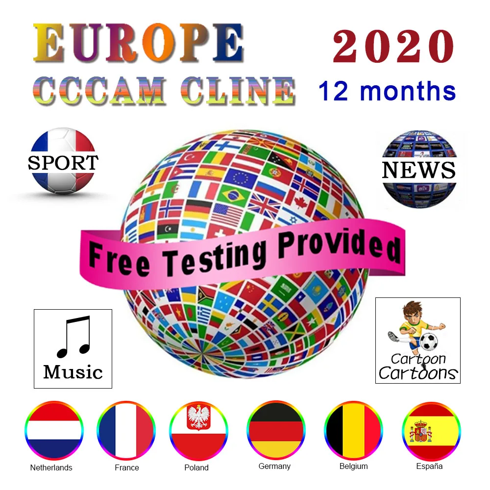 

Gtmedia-receptor de tv oscam europa hd, DVB-S2 letras de espaa, compatvel com gtmedia v8 nova v7s v9 freesat v7 ccam, prueba g