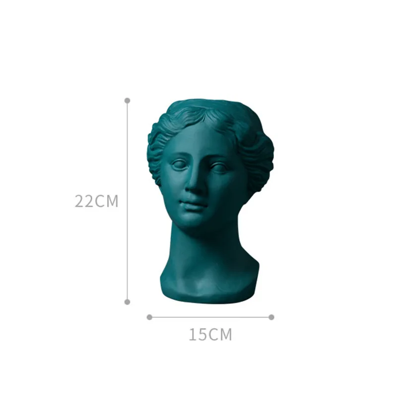 

[Modern] Succulents Vase flower Pot Greek Goddess Vase ornaments Nordic Ornaments Venus flower Decoration Statue Ceramic Crafts