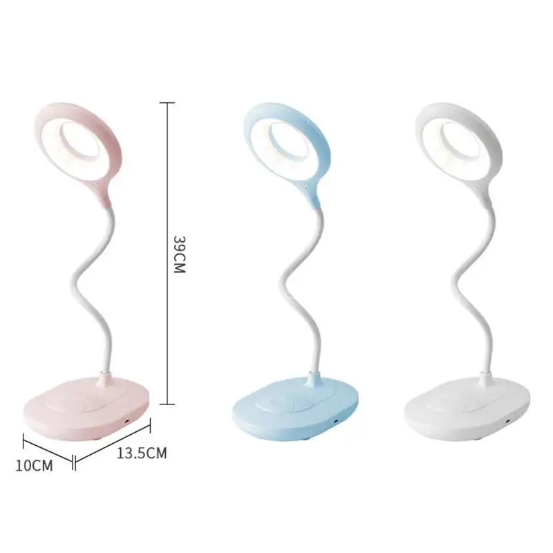 

Rechargeable LED Desk Lamp Foldable Curved Study Room Reading Lamp Office Lamp with USB Charging Port Eye Protection