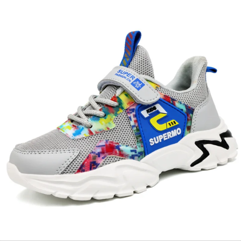

2021 New Spring Summer Unisex Kids Running Shoes Mesh Sneakers For Girls Lightweight Comfortable Fashion Casual Children Shoes