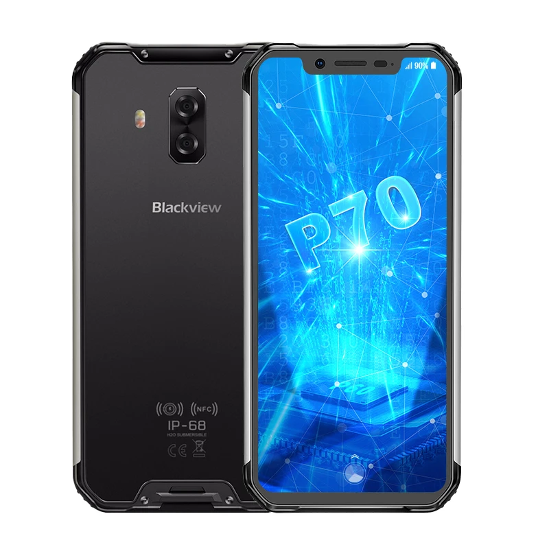 BV9600 PRO Silver Blackview BV9600 Pro 6,2" Helio P70 IP68 водонепроницаемый прочный смартфон MT6771T Android 9,0 6 ГБ 128 Гб 4G мобильный телефон 5580 мАч - Цвет: BV9600 PRO Silver