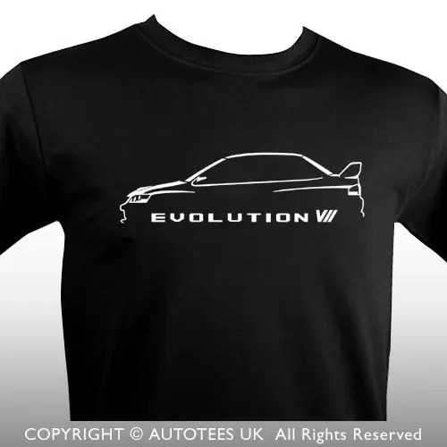 

2019 New Fashion Summer Tee Shirt Japanese LANCER EVO 7 INSPIRED T-SHIRT Cotton T-shirt