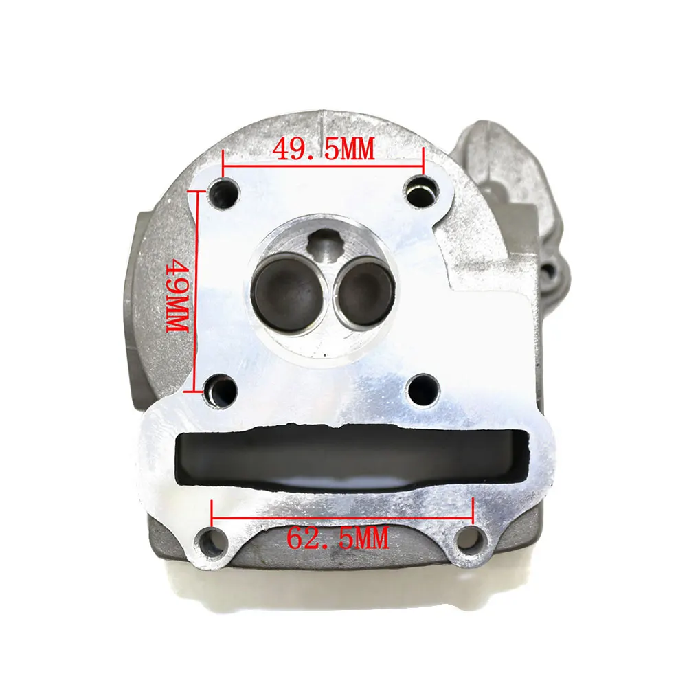 Производительная головка цилиндра в сборе для скутера 139QMB мопеда 50cc GY6 двигатель