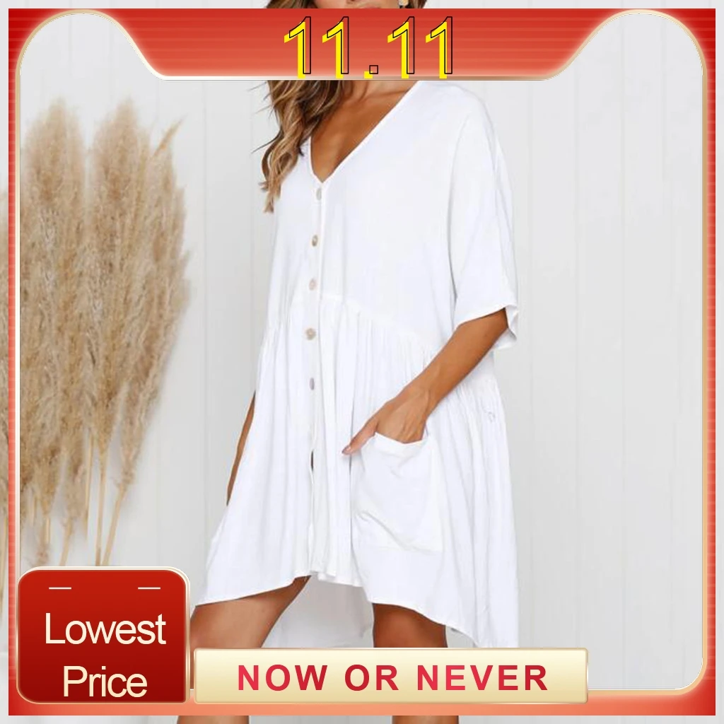 Женское летнее Мини-Платье С Рюшами 2019 сексуальное Повседневное платье с