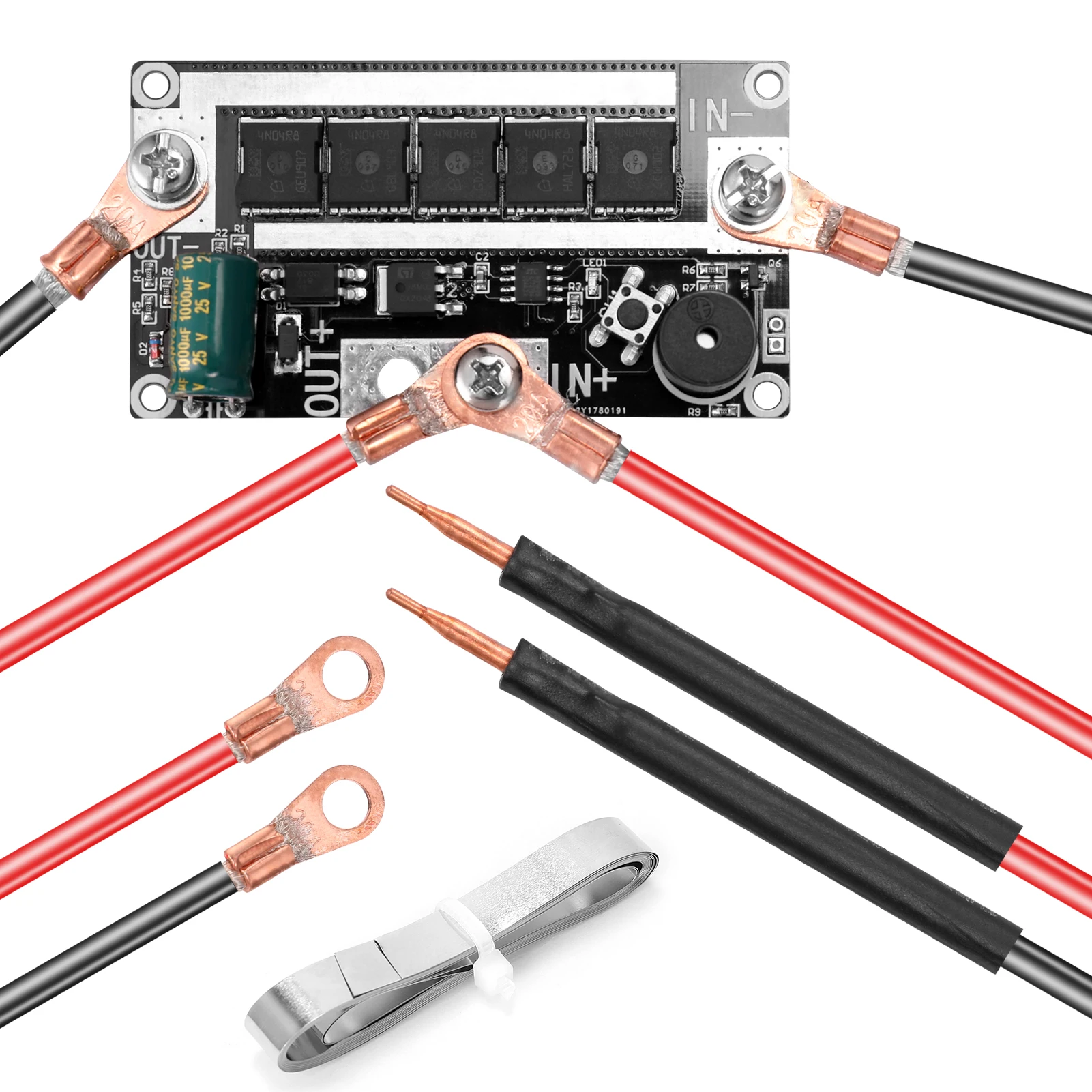 DIY Портативный 12V Батарея машина для точечной сварки накопленной энергией