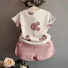 Детская летняя футболка без рукавов и шорты