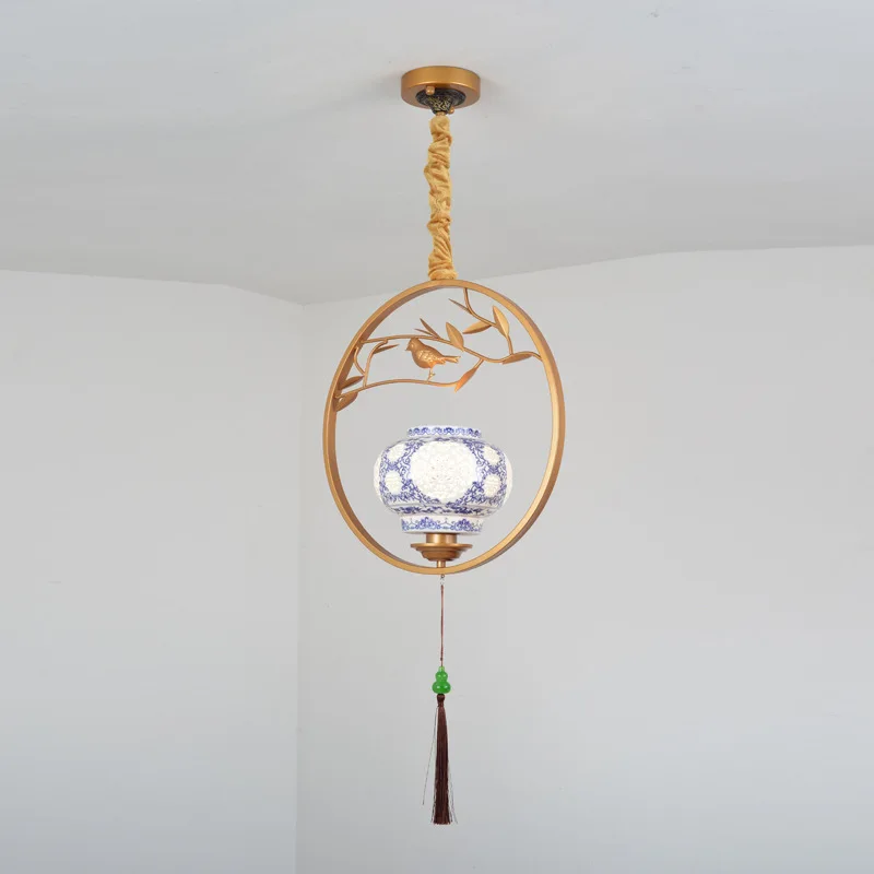 Miglior Nuova Lampada In Stile Cinese Oro Sala Da Pranzo Lampadario Soggiorno Camera Da Letto Balcone Bar Caffetteria Lampadario Antico