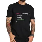 Мужская хлопковая футболка с программатором питона, программатором естественного кода
