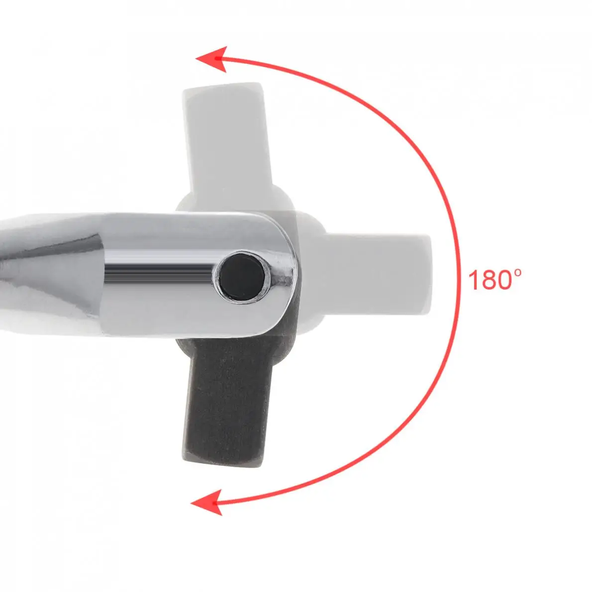 

1/2 15 Inch 380mm Long Rod Socket Wrench, with Movable End, with Powerful Steering Handle L-shaped Curved Rod Long Rod Socket