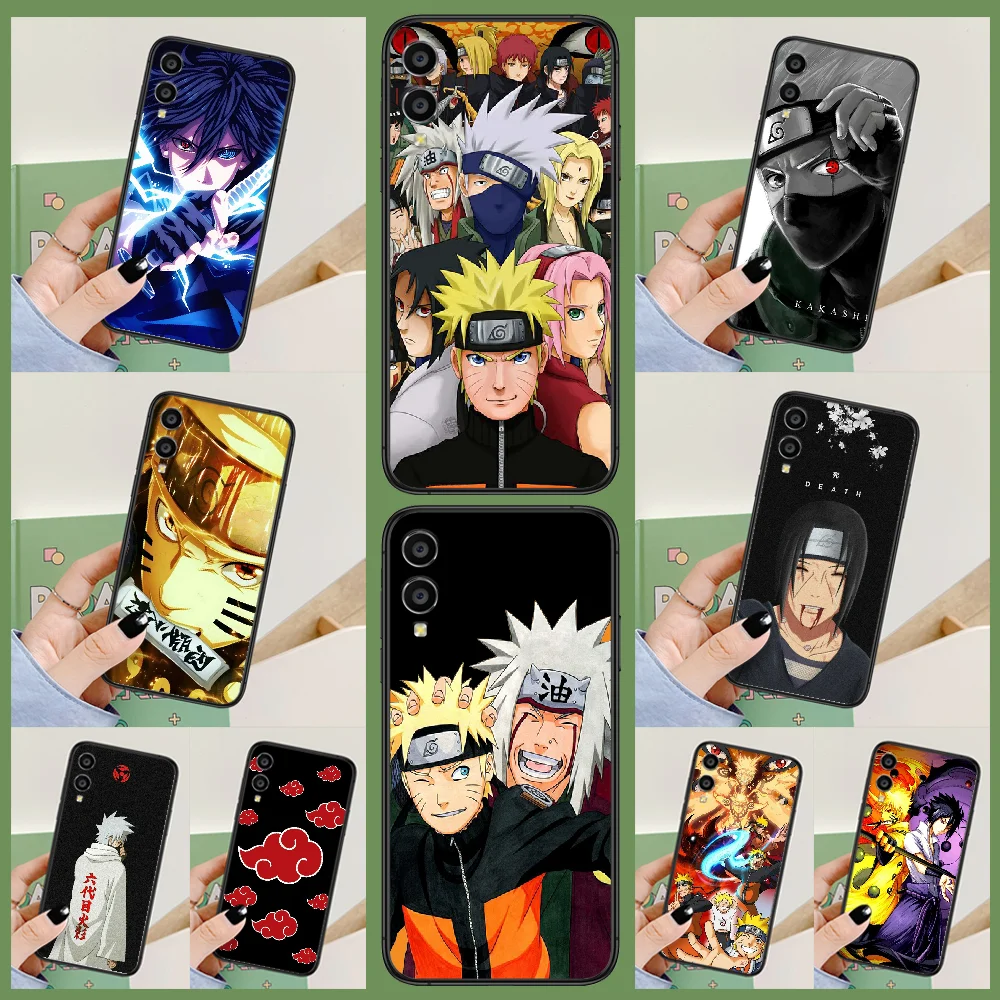 

Anime N-Naruto Phone Case For Huawei Honor 6A 7A 7C 8 8A 8X 9 9X 10 10i 20 Lite Pro Play black Cover Painting Back Soft Prime