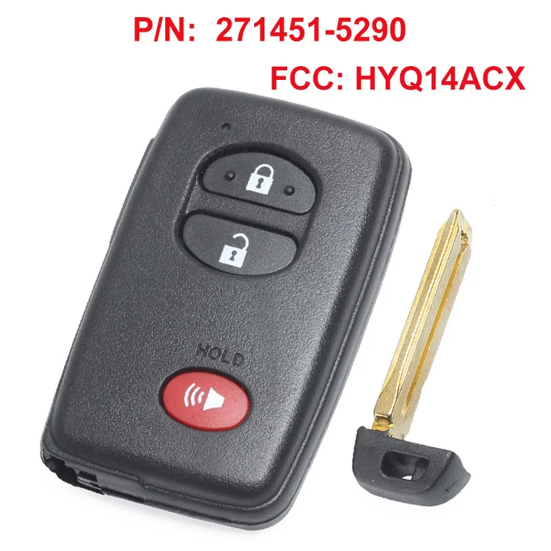 Пульт дистанционного управления Keyecu HYQ14ACX Smart Prox для Toyota Venza Prius 2011 2012 2013 2014 2015 2016 P/N: