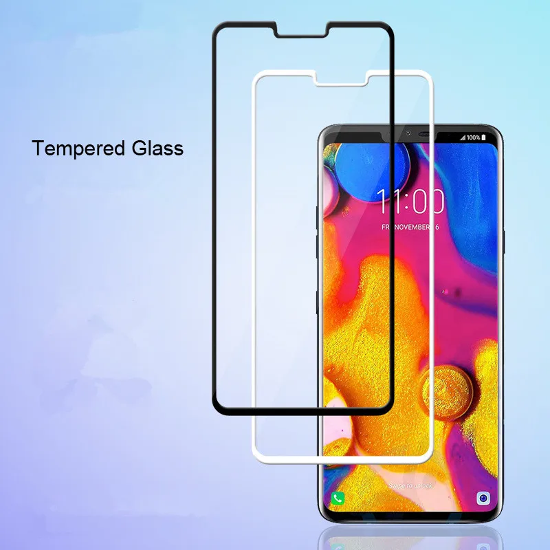 

Закаленное стекло с полным покрытием для LG V40 thinq W10 W30, Защитная пленка для экрана посылка кой