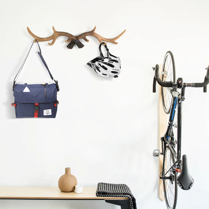 Голова искусство ремесла американский кантри рога крюк творческий дом стены