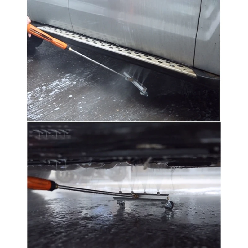 

Car Undercarriage Pressure Washer Accessories Rotatable Roller Design Suitable for Cleaning Car Chassis Roads Dust